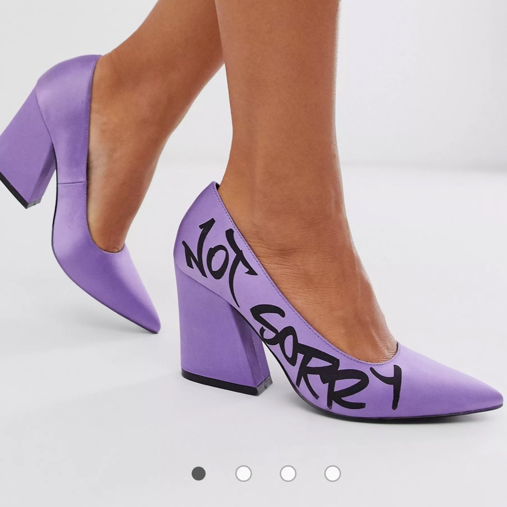 ASOS sorry not sorry pumps